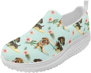 Women Walking Shoes Breathable Cushioned Workout Athletic Sneakers Lightweight Casual House Shoe Size 6-11 White Sole