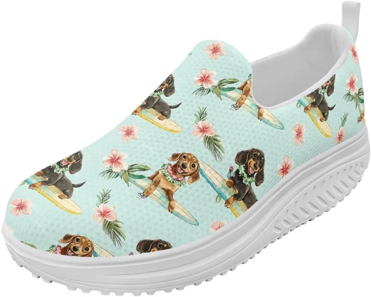 Women Walking Shoes Breathable Cushioned Workout Athletic Sneakers Lightweight Casual House Shoe Size 6-11 White Sole