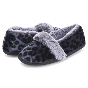 Women’s Roxy Leopard Closed-Back Slippers