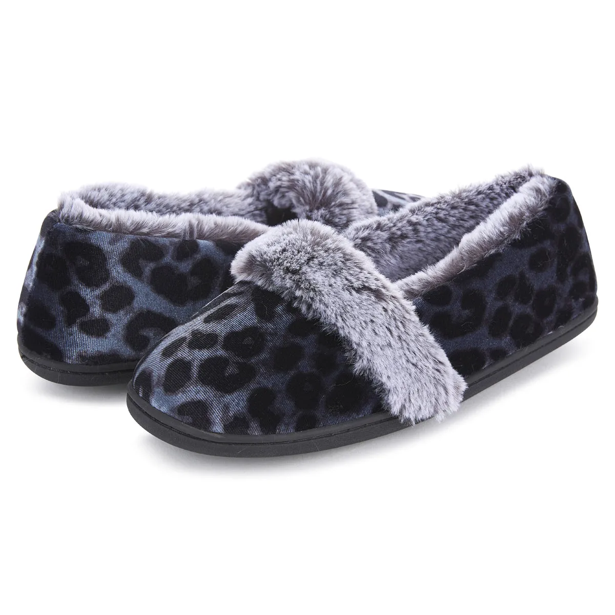 Women’s Roxy Leopard Closed-Back Slippers