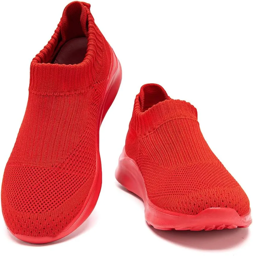 Womens Slip On Running Tennis Walking Shoes Womens Fashion Sneakers Hiking Work Nurse Gym Casual Athletic Comfortable Shoes for Women Travel Fitness Mesh Lightweight