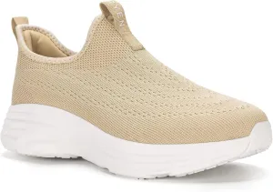 ZYEN Mens Walking Shoes Hands Free Non Slip Athletic Sneakers Lightweight Breathable Laceless Comfortable Tennis Sneakers Casual Travel Gym Work Shoe